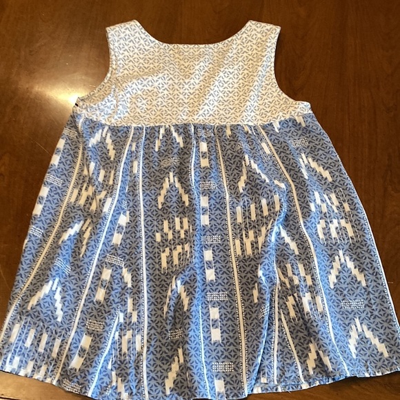 🌸NWT STYLE & Co Sleeveless Swing Tassel Blouse - size womens XS - Picture 6 of 11